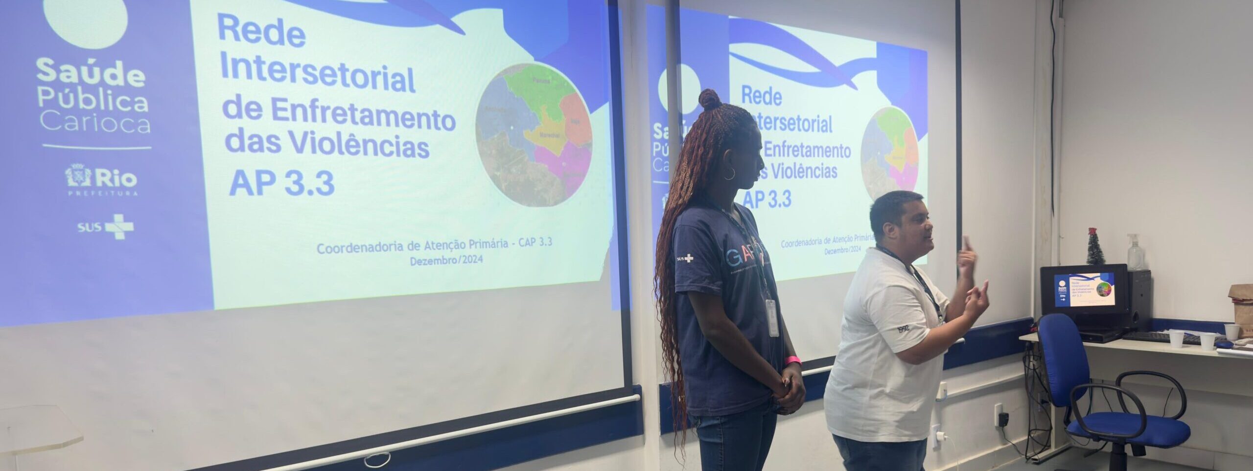 Reunião sobre Rede Intersetorial de Enfrentamento às Violências na AP 3.3