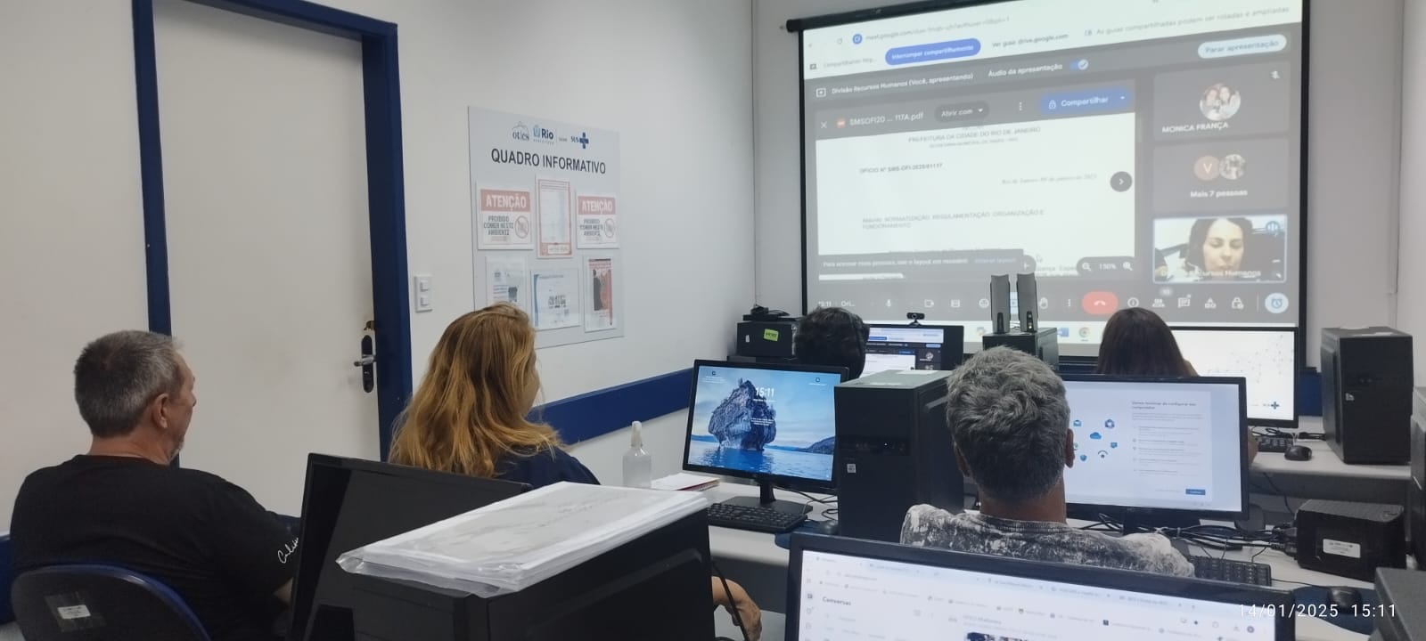 Reunião On-line Para As Novas Diretrizes Da Licença Especial