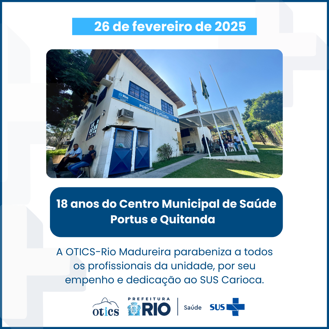 Aniversário do Centro Municipal de Saúde Portus e Quitanda