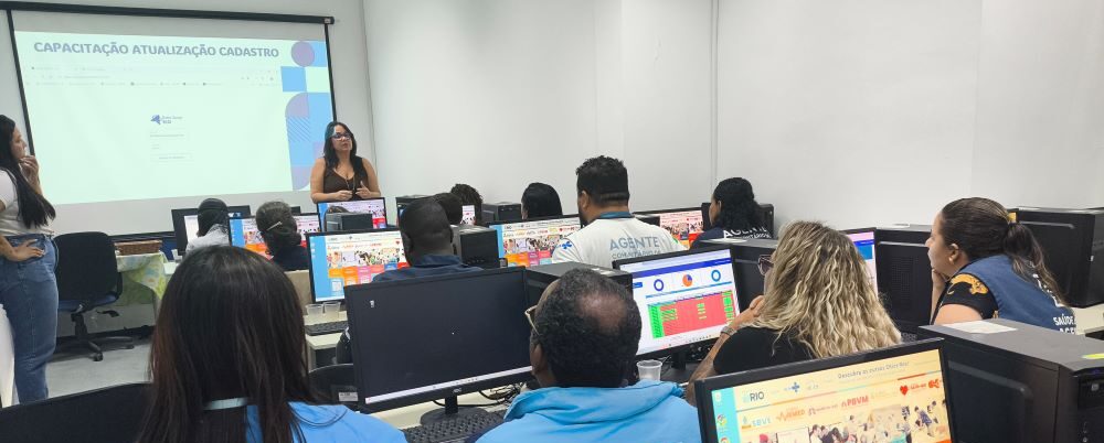 Treinamento de atualização de cadastro com os ACS