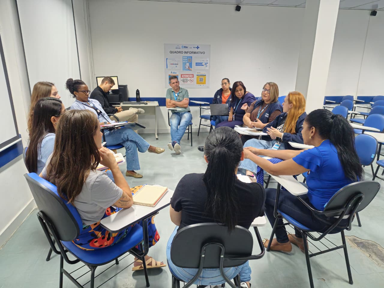 Reunião de Apresentação das Novas Profissionais do Centro de Atenção Multidisciplinar (CAMI)