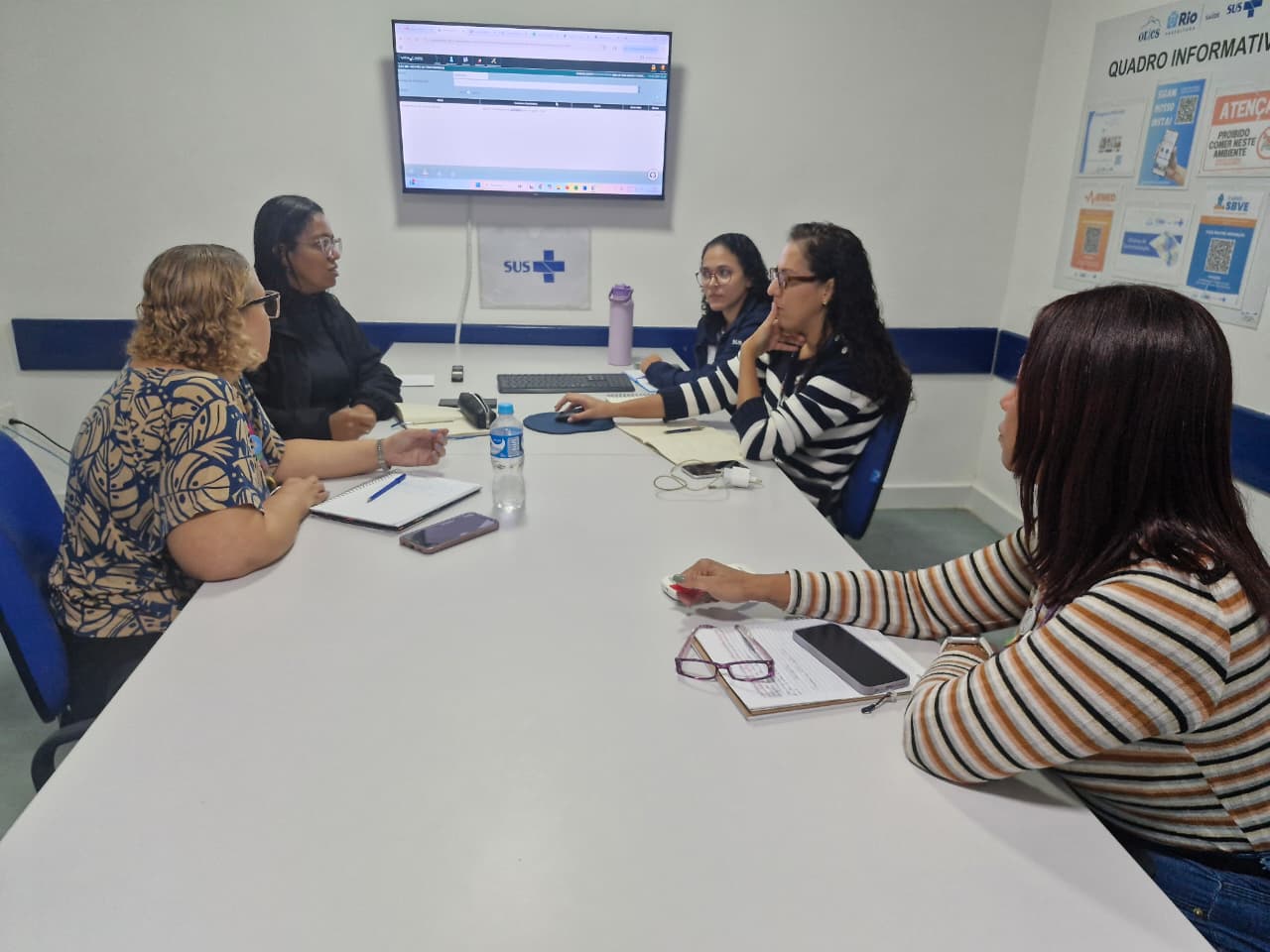 Reunião da DAPS com setor de Planejamento da SPDM